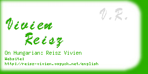 vivien reisz business card